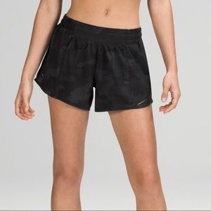 LULULEMON 4INCH CAMO SHORTS
